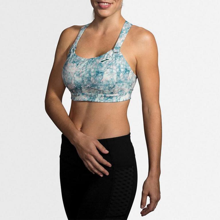 Brooks Juno Sports Israel - Women's Running Bra - Green (50371-UMKC)